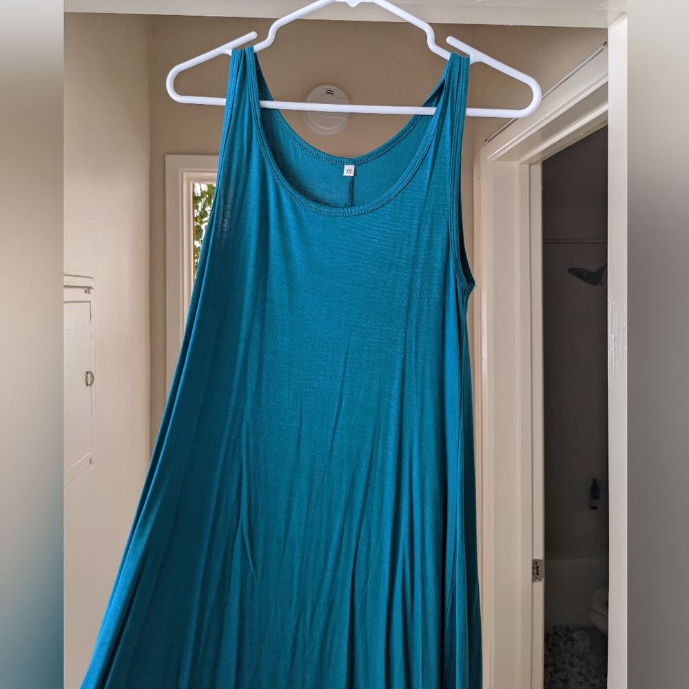 Soft blue dress